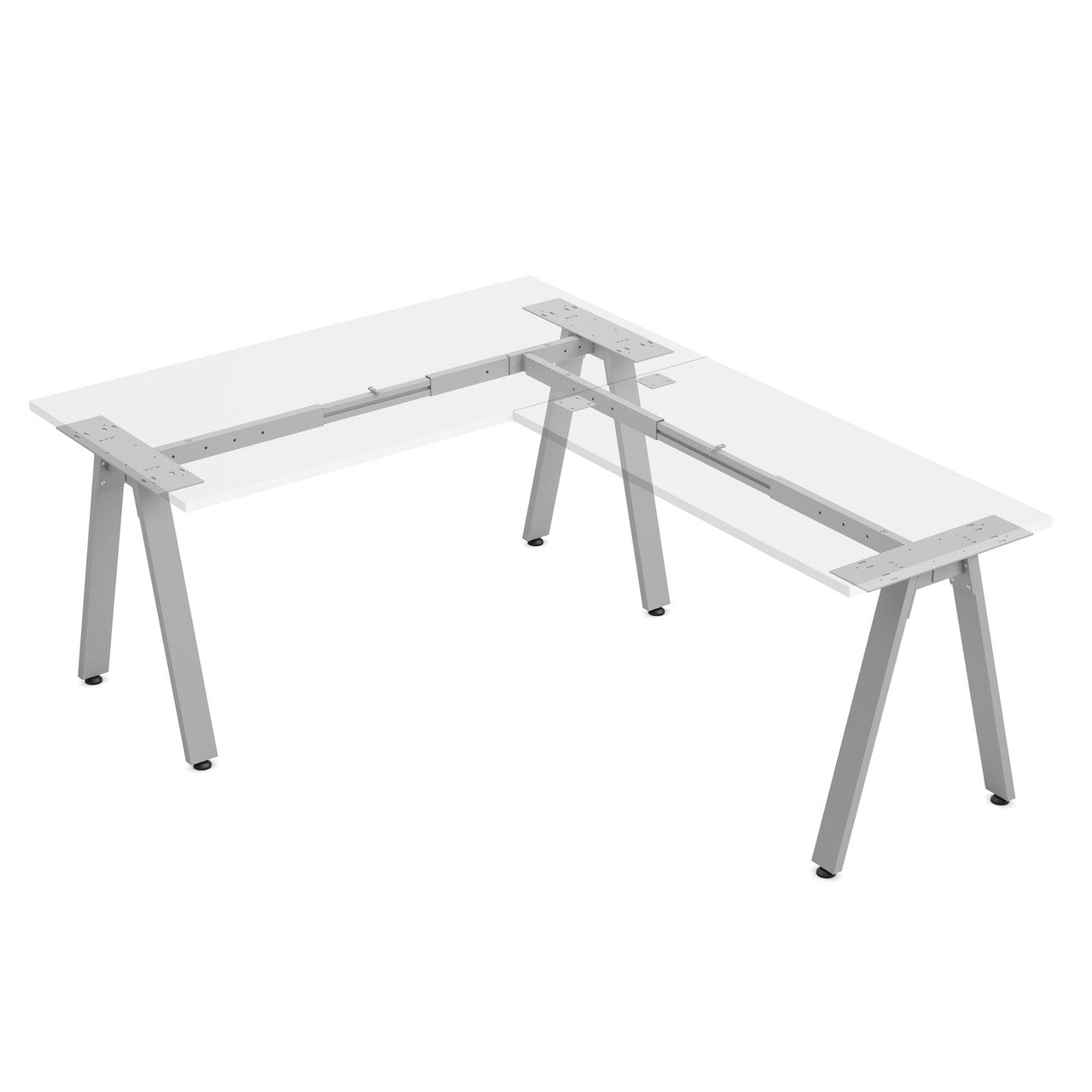 Variant Oblique Style L-Shaped Desk | OSTYP335SI