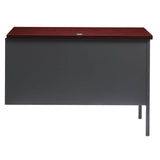 Raleigh 42"W Single Pedestal Steel Return | OSR4224