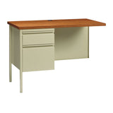 Raleigh 42"W Single Pedestal Steel Return | OSR4224