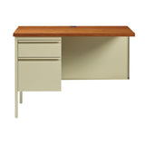 Raleigh 42"W Single Pedestal Steel Return | OSR4224