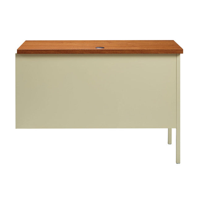 Raleigh 42"W Single Pedestal Steel Return | OSR4224