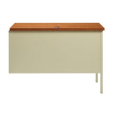 Raleigh 42"W Single Pedestal Steel Return | OSR4224