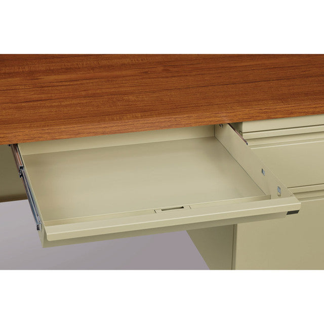 Raleigh 42"W Single Pedestal Steel Return | OSR4224