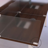 SafeGuard Barrier Straight Bracket (For 6MM Acrylic Screens) | OSSSSI