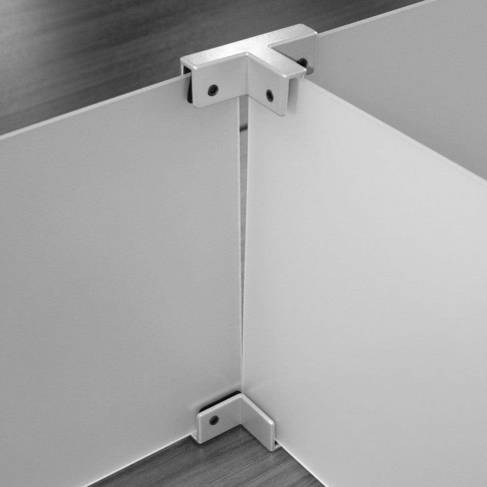SafeGuard Barrier T-Shaped Bracket (For 6MM Acrylic Screens) | OSSSTSI