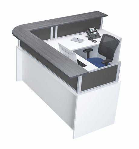 Borders II Corner Transaction Top 30"W x 12"D (Left) | PBTC30L