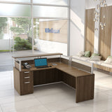 Borders II Rectangular Transaction Top 71"W x 12"D | PBTR71