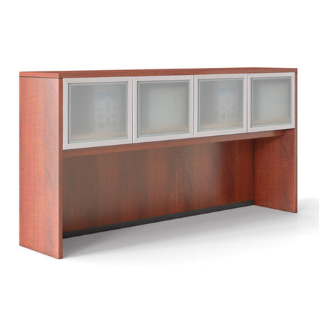 OS Laminate Optional Silver Glass Hutch Doors - For OS140OH Open Hutch | OS40SGDFR