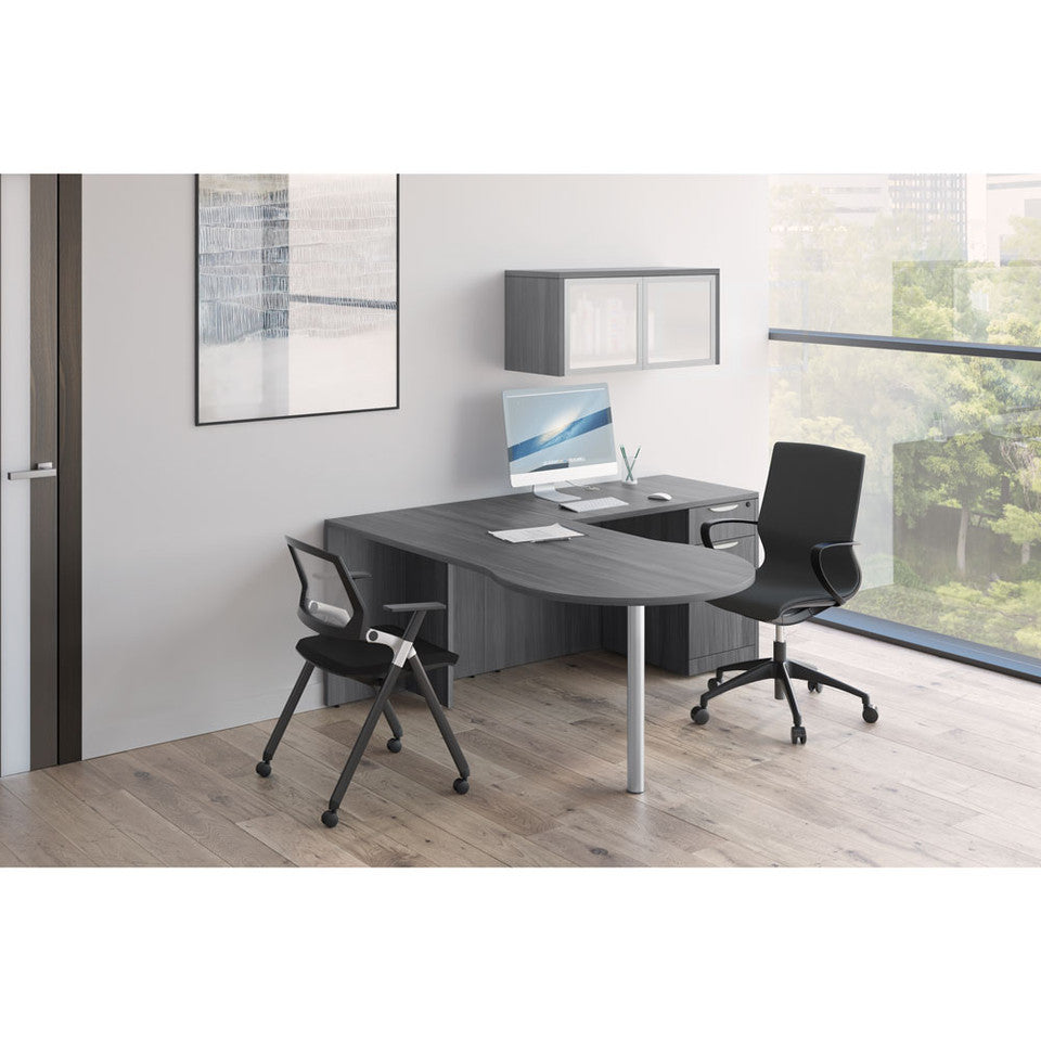 OS Laminate Optional Silver Glass Hutch Doors - For OS144OH, OS208OH, & P2044OH Hutches |  OS44SGDFR