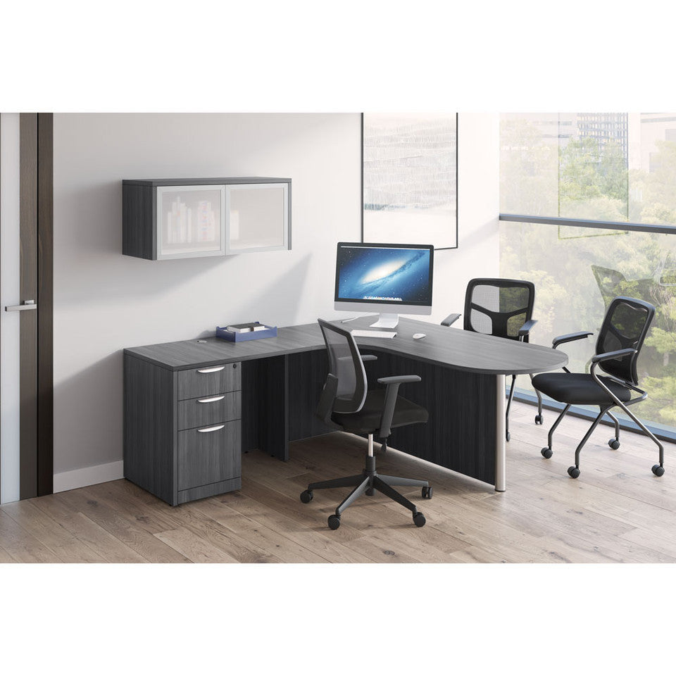 OS Laminate Optional Silver Glass Hutch Doors - For OS144OH, OS208OH, & P2044OH Hutches |  OS44SGDFR