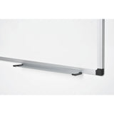 Vizual Magnetic Porcelain Dry-Erase Board with Aluminum Frame - 48" x 96" | OS15011MPWH