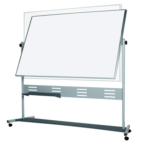 Vizual Dry-Erase Mobile Revolving Easel - 48" x 72" | OSR5507MDWH