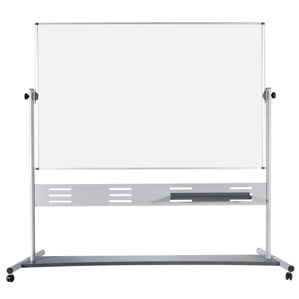 Vizual Dry-Erase Mobile Revolving Easel - 48" x 72" | OSR5507MDWH