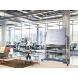 Vizual Dry-Erase Mobile Revolving Easel - 48" x 72" | OSR5507MDWH