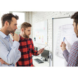 Vizual Dry-Erase Mobile Revolving Easel - 48" x 72" | OSR5507MDWH