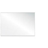 SafeGuard Barrier Clear Acrylic Screen with Square Edges - 54"W x 24"H