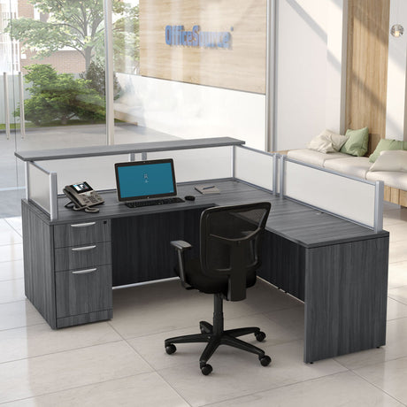 Borders II Rectangular Transaction Top 48"W x 12"D | PBTR48