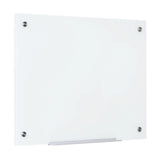 Vizual Magnetic Glass Dry-Erase Board - 36" x 48" | OS0801MGWH