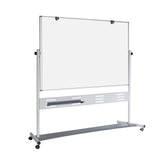 Vizual Dry-Erase Mobile Revolving Easel - 48" x 72" | OSR5507MDWH