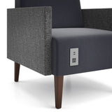 Lesro Luxe Series Loveseat Armless | LX1502