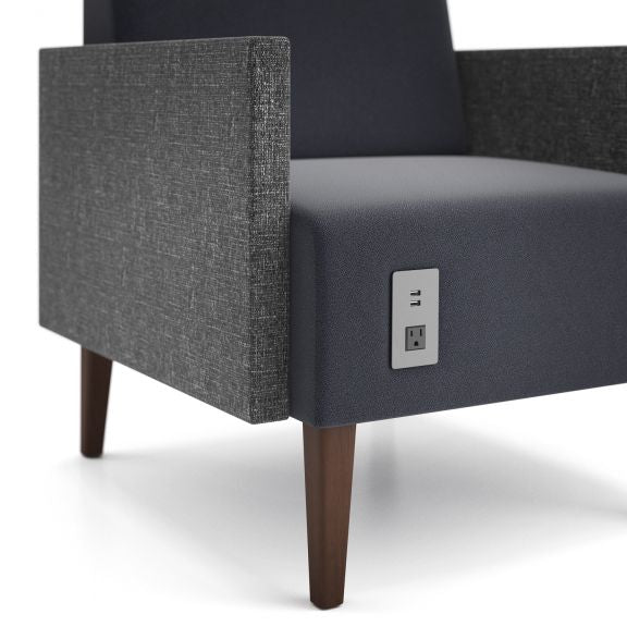 Lesro Luxe Series Guest Chair w/Armsv| LX1101