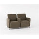 Lesro Ravenna 2 Seat Sofa w/ Center Arm | RV2103