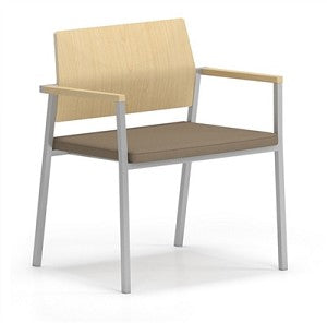 Lesro Avon Oversized Chair - Upholstered Seat - Laminate Back | AV1241