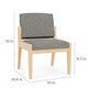 Lesro Amherst Open Arm 2 Seat Bench | AW1102
