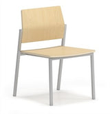 Lesro Avon Armless Guest Chair - Laminate Seat - Laminate Back | AV1152