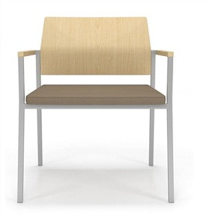 Lesro Avon Oversized Chair - Upholstered Seat - Laminate Back | AV1241