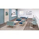 Lesro Waterfall Armless Guest Chair with Leg Base | WF1102