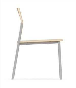 Lesro Avon Armless Guest Chair - Laminate Seat - Laminate Back | AV1152