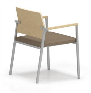 Lesro Avon Oversized Chair - Upholstered Seat - Laminate Back | AV1241