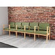 Lesro Amherst 5 Seat Sofa w/ Center Arms | AW5103