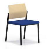 Lesro Avon Armless Guest Chair - Upholstered Seat - Laminate Back | AV1142