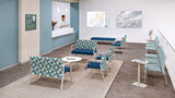 Lesro Waterfall 3 Seat Bench with Leg Base | WF3001