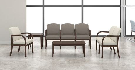 Lesro Weston 3 Seat Sofa w/ Center Arms | WS3103