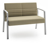 Lesro Waterfall Loveseat with Leg Base | WF1501