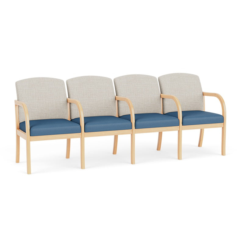 Lesro Weston 4 Seat Sofa w/ Center Arms | WS4103